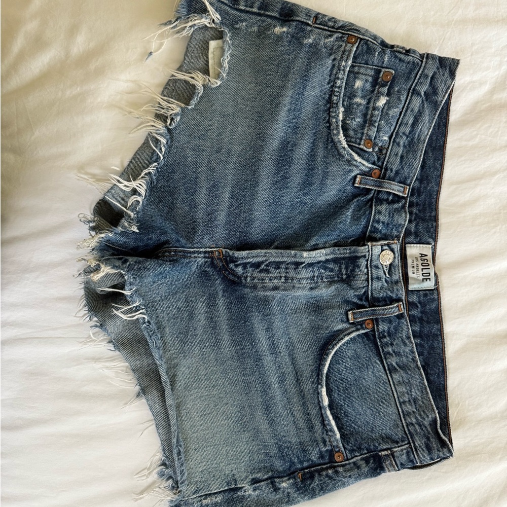 Women's Blue Denim Shorts